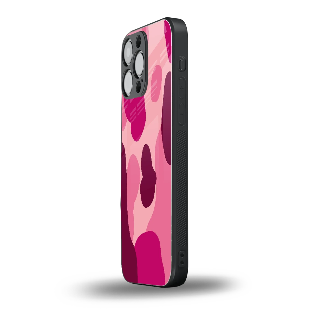 Pink Carousel iphone 15 pro max mobile cover | shockproof glass phone case