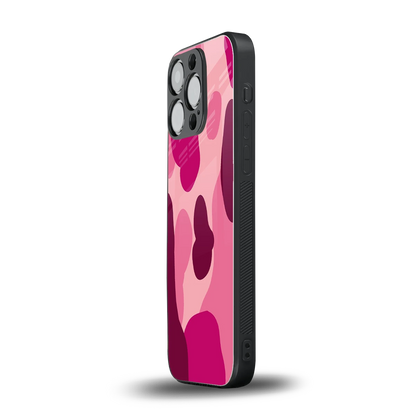 Pink Carousel iphone 15 pro mobile cover | shockproof glass phone case