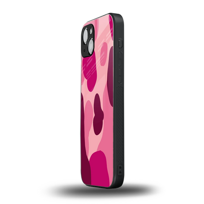 Pink Carousel iphone 15 mobile cover | shockproof glass phone case