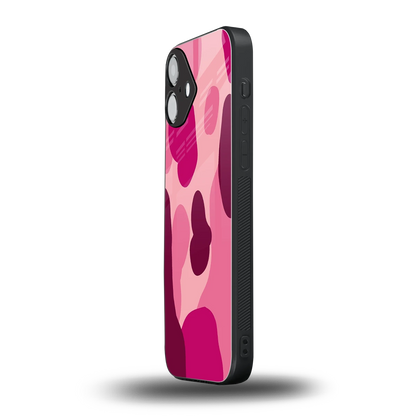 Pink Carousel iphone 16 plus mobile cover | shockproof glass phone case