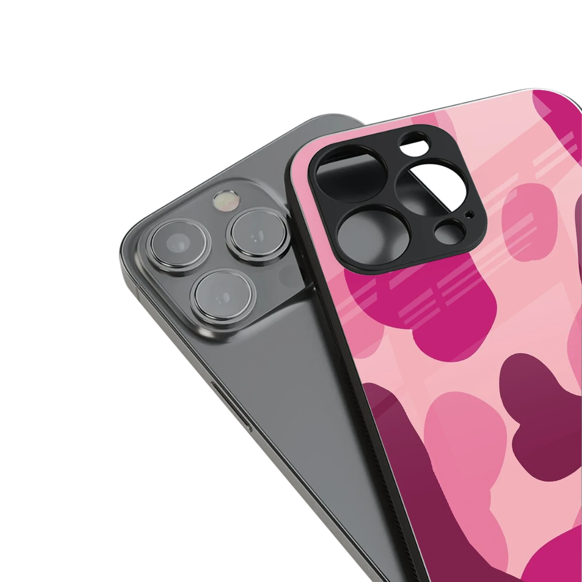 Pink Carousel stylish phone case for iphone 15 pro | glossy glass and slim fit