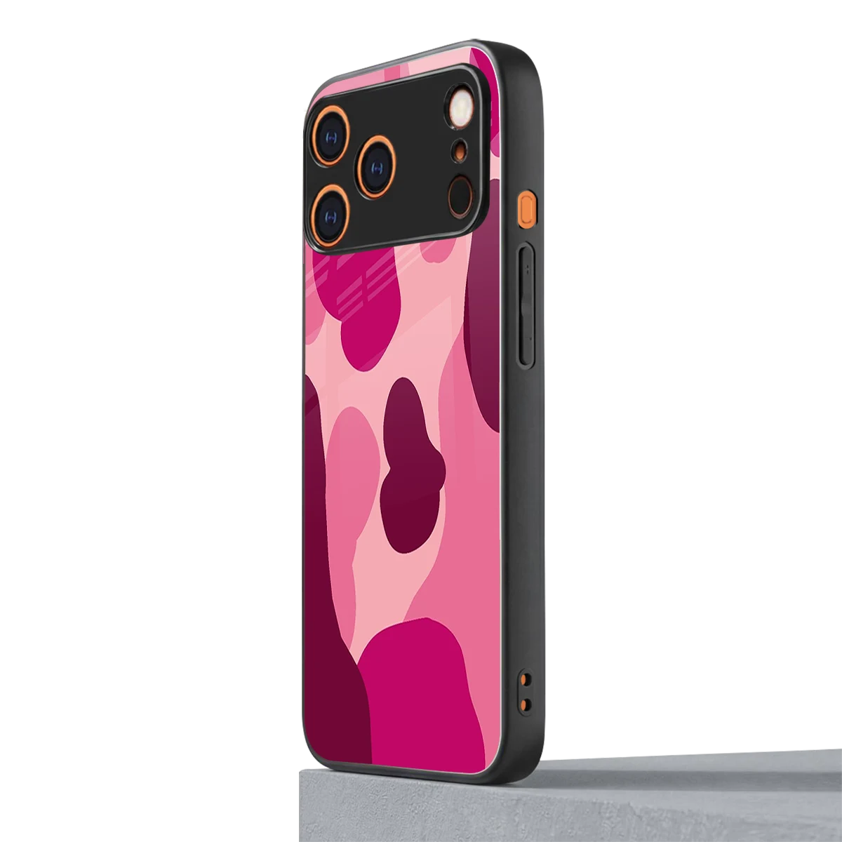 Pink Carousel iphone 17 pro mobile cover | shockproof glass phone case