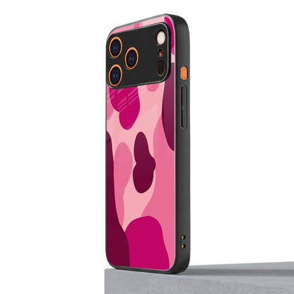 Pink Carousel iphone 17 pro mobile cover | shockproof glass phone case