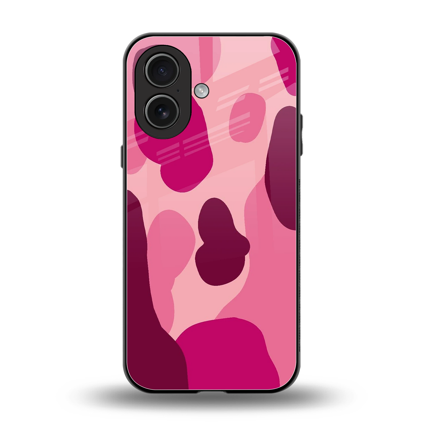 Pink Carousel back phone cover | glass case for iphone 17