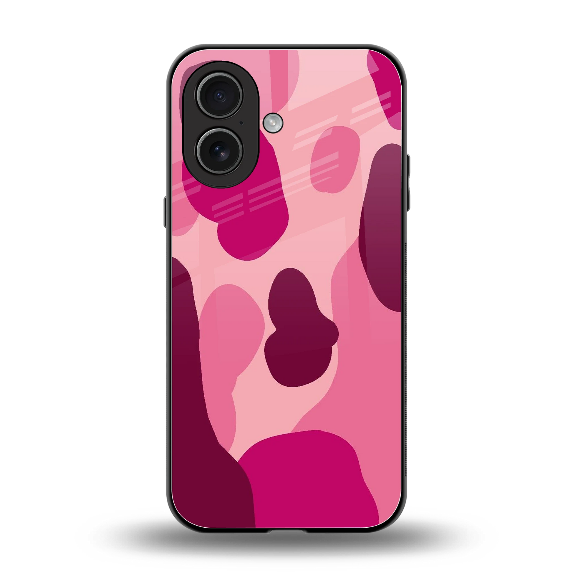 Pink Carousel back phone cover | glass case for iphone 17