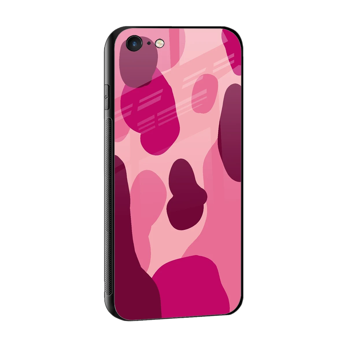 Pink Carousel sleek iphone 6 cover with tempered glass back and TPU edges