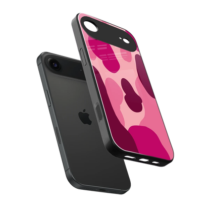 Pink Carousel sleek iphone air cover with tempered glass back and TPU edges
