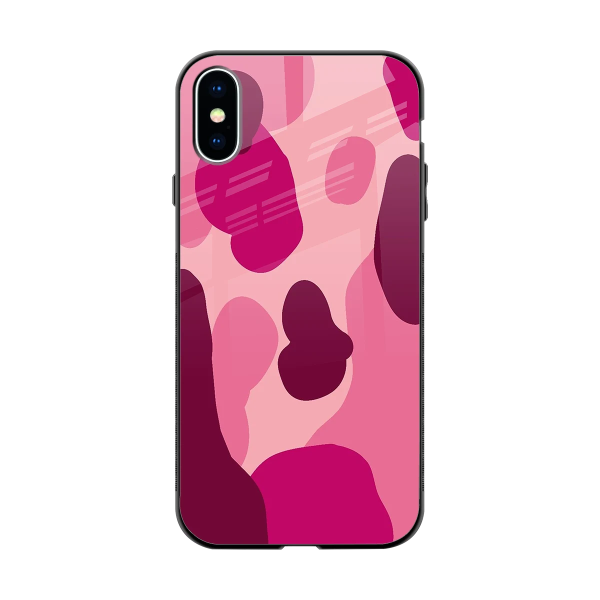 Pink Carousel back phone cover | glass case for iphone xs