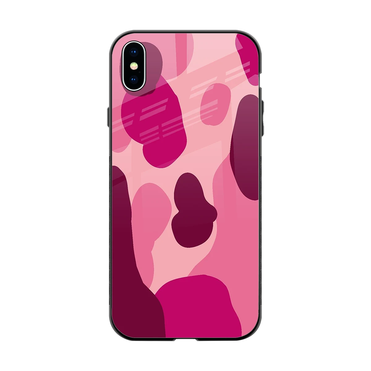 Pink Carousel back phone cover | glass case for iphone xs max