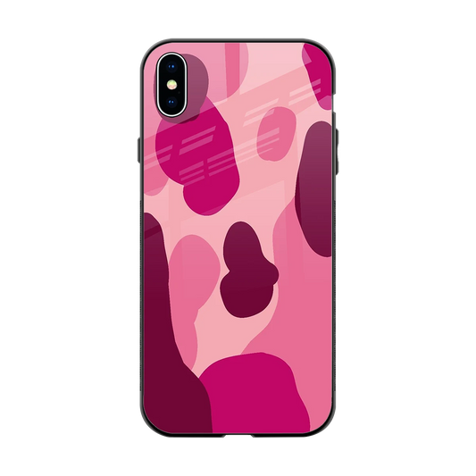 Pink Carousel back phone cover | glass case for iphone xs max