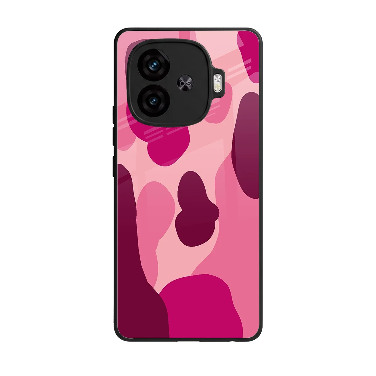 Pink Carousel back phone cover | glass case for iqoo neo 10r 5g