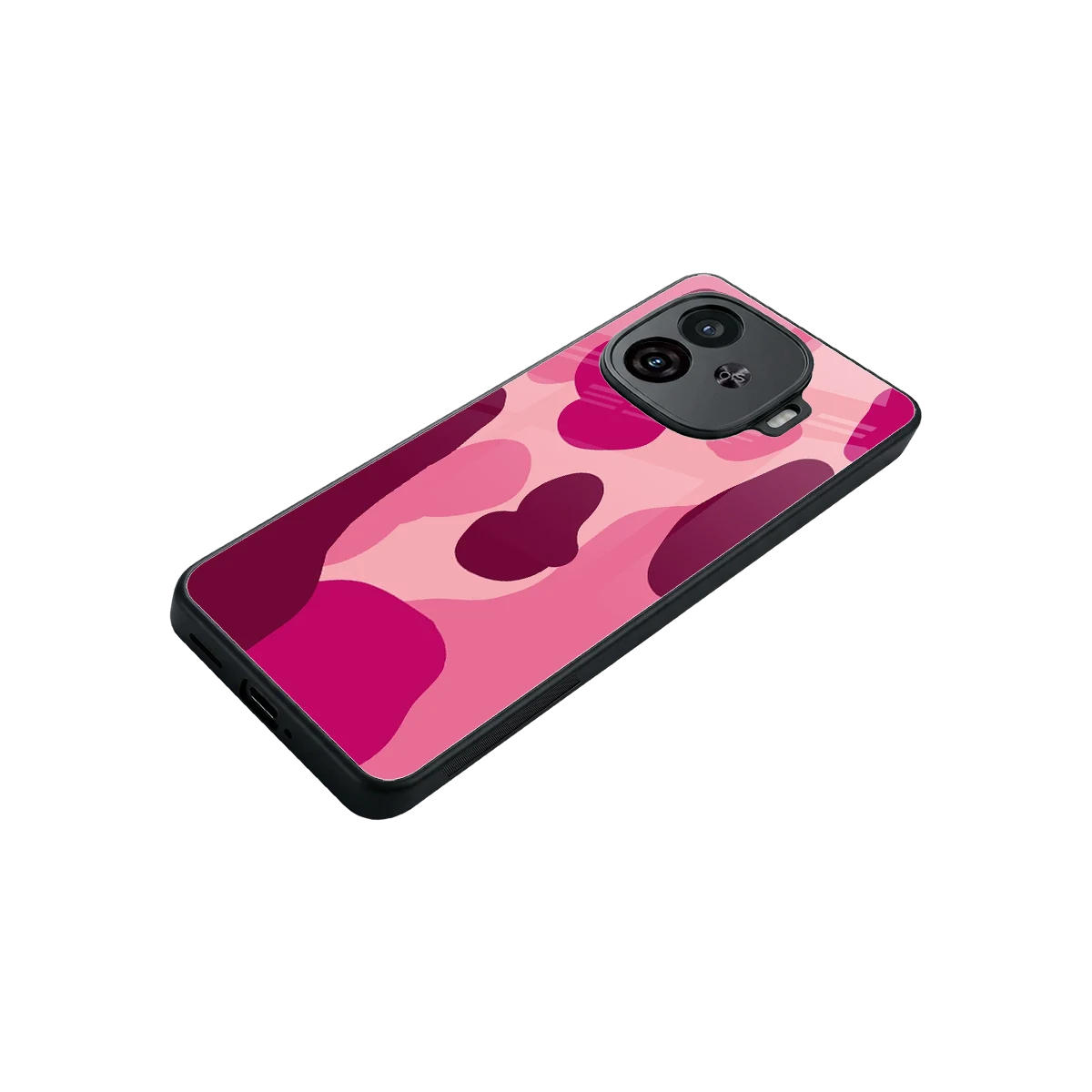 Pink Carousel stylish phone case for iqoo neo 10r 5g | glossy glass and slim fit