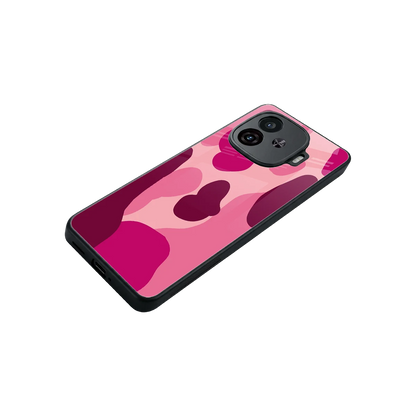 Pink Carousel stylish phone case for iqoo neo 10r 5g | glossy glass and slim fit