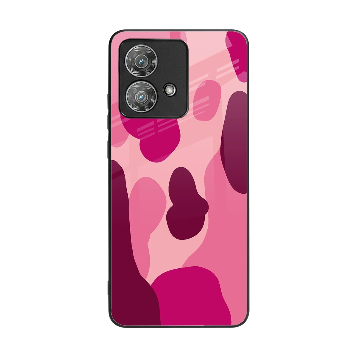 Pink Carousel back phone cover | glass case for motorola edge 40 neo 5g