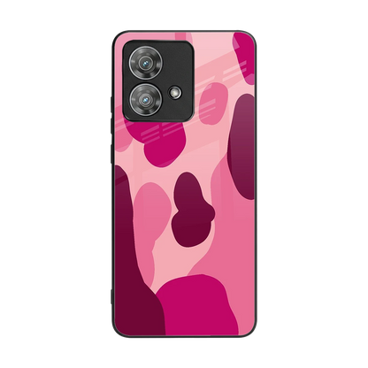 Pink Carousel back phone cover | glass case for motorola edge 40 neo 5g
