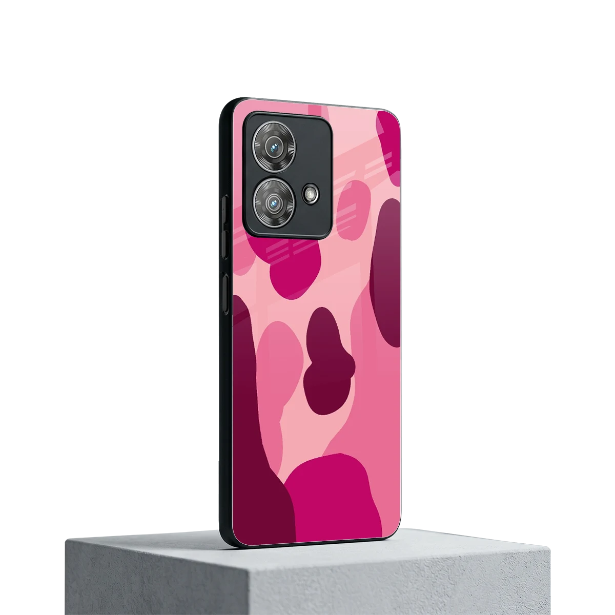 Pink Carousel motorola edge 40 neo 5g mobile cover | shockproof glass phone case