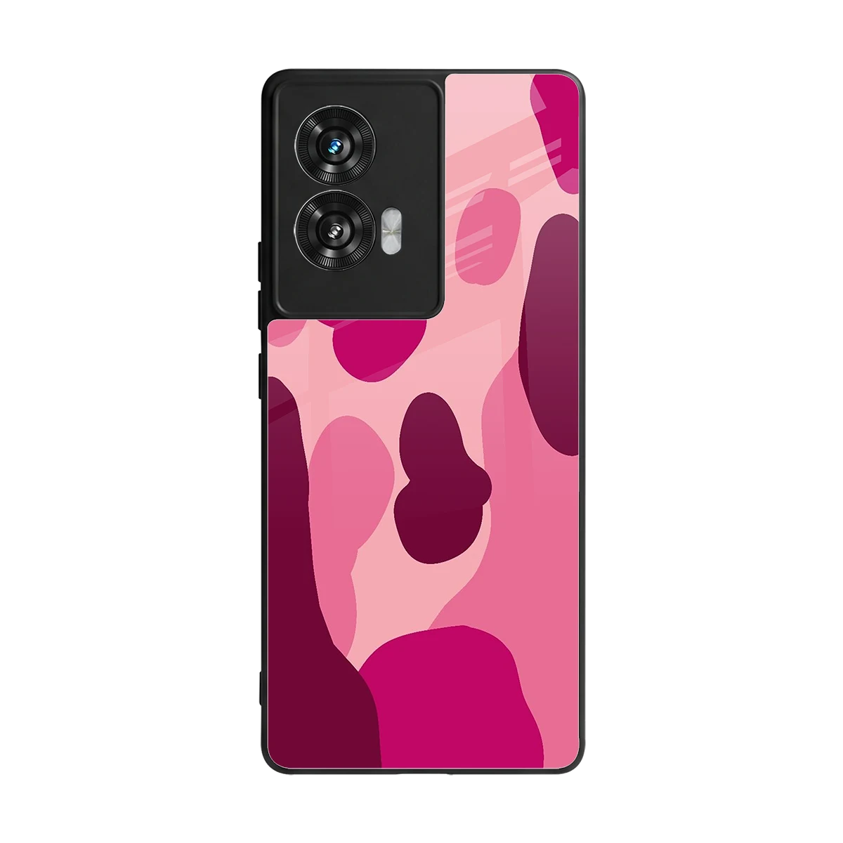 Pink Carousel back phone cover | glass case for motorola edge 50 fusion