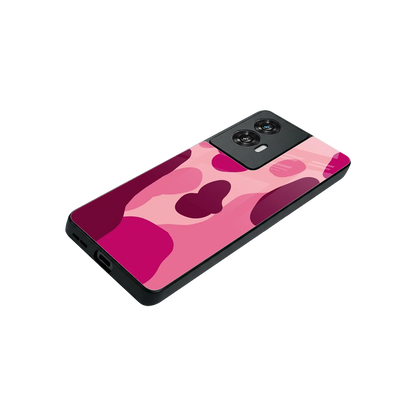 Pink Carousel stylish phone case for motorola edge 50 fusion | glossy glass and slim fit