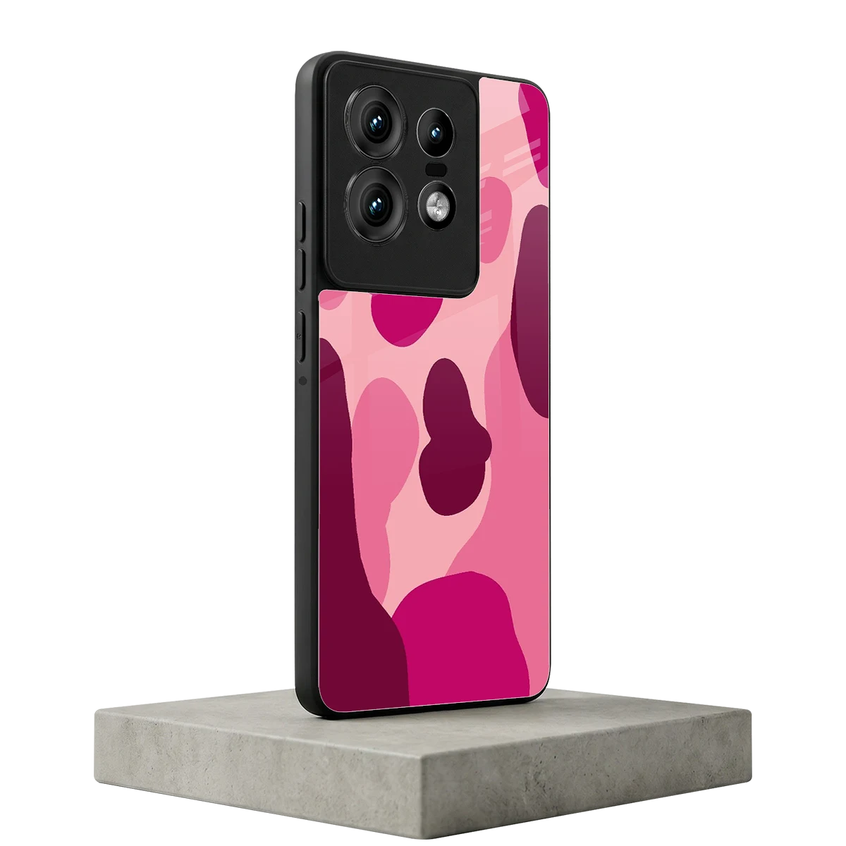 Pink Carousel motorola edge 50 pro mobile cover | shockproof glass phone case