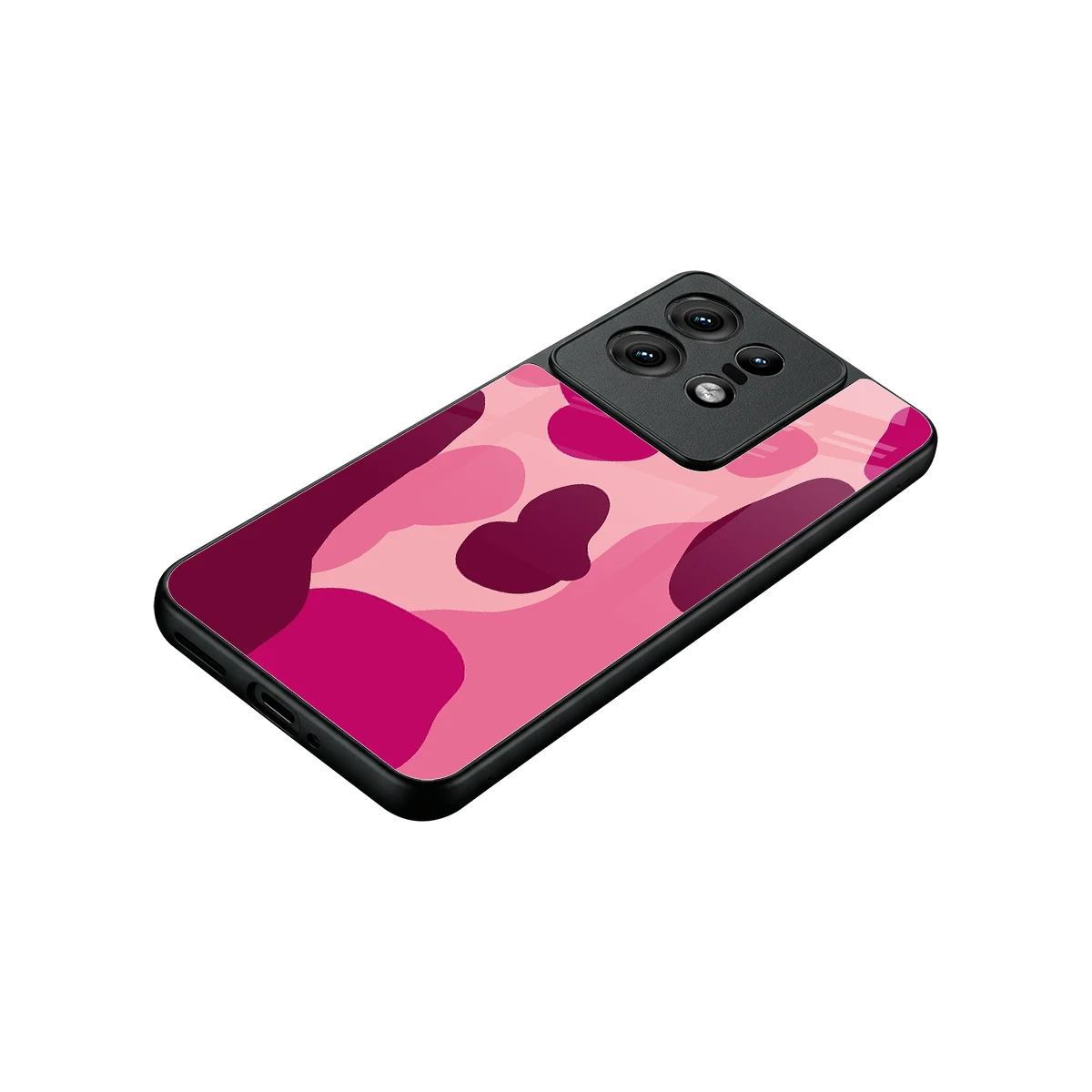Pink Carousel stylish phone case for motorola edge 50 pro | glossy glass and slim fit