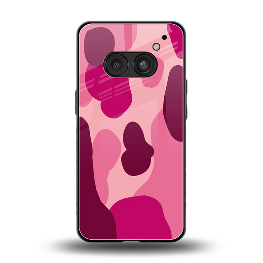 Pink Carousel back phone cover | glass case for nothing phone 2a
