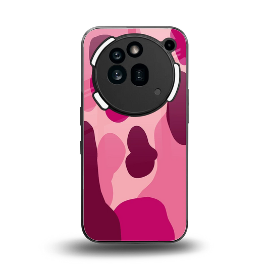 Pink Carousel back phone cover | glass case for nothing phone 3a pro