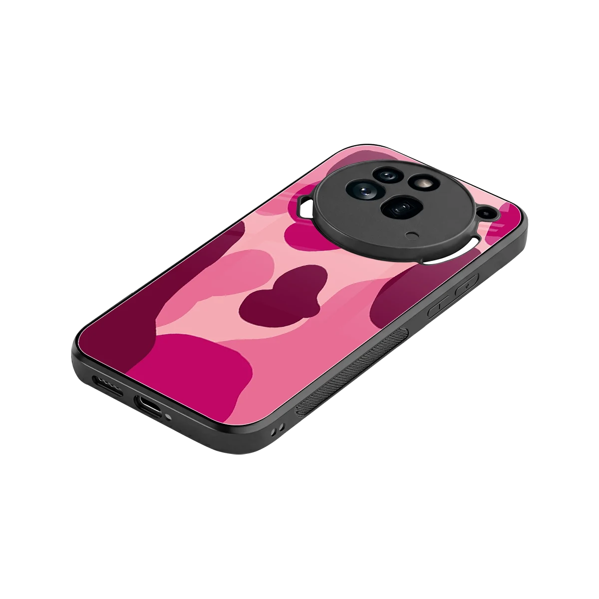 Pink Carousel stylish phone case for nothing phone 3a pro | glossy glass and slim fit