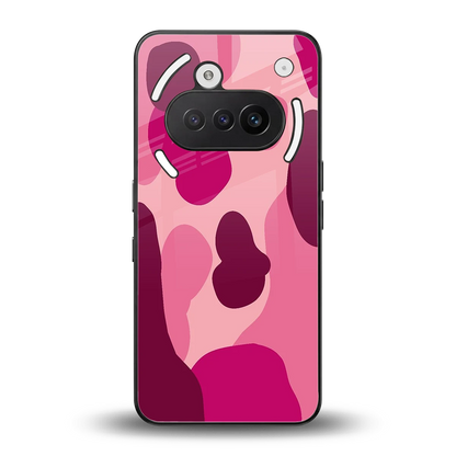 Pink Carousel back phone cover | glass case for nothing phone 3a