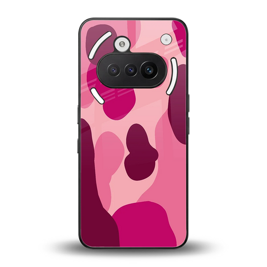 Pink Carousel back phone cover | glass case for nothing phone 3a