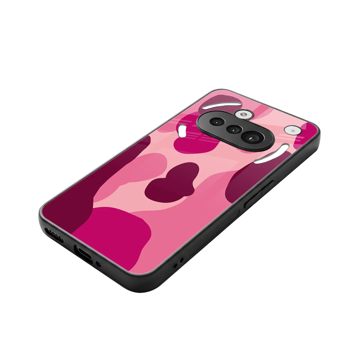 Pink Carousel stylish phone case for nothing phone 3a | glossy glass and slim fit