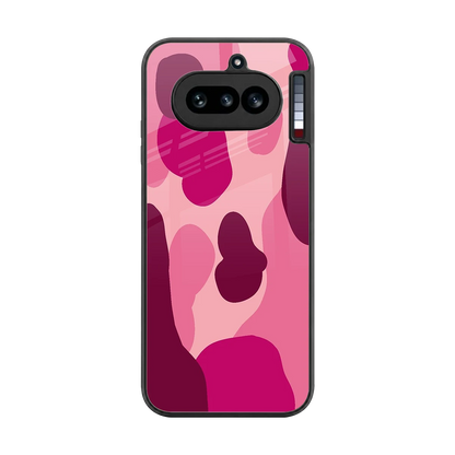 Pink Carousel back phone cover | glass case for nothing phone 4a