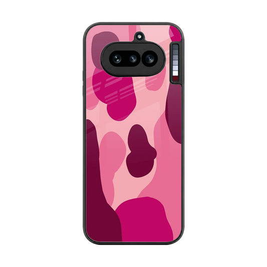 Pink Carousel back phone cover | glass case for nothing phone 4a