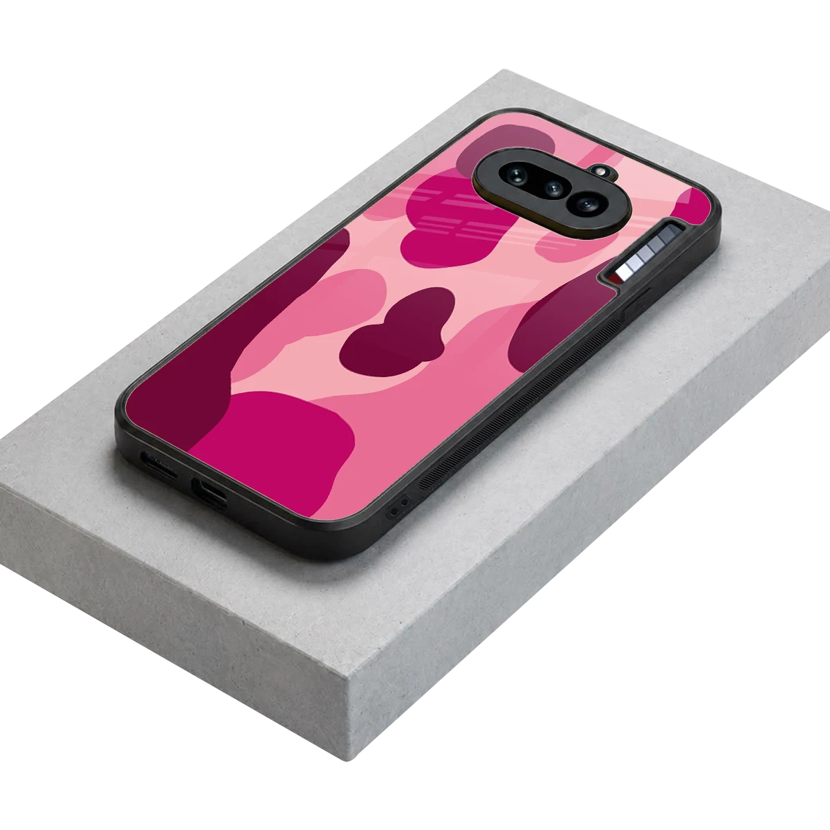 Pink Carousel stylish phone case for nothing phone 4a | glossy glass and slim fit