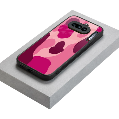 Pink Carousel stylish phone case for nothing phone 4a | glossy glass and slim fit