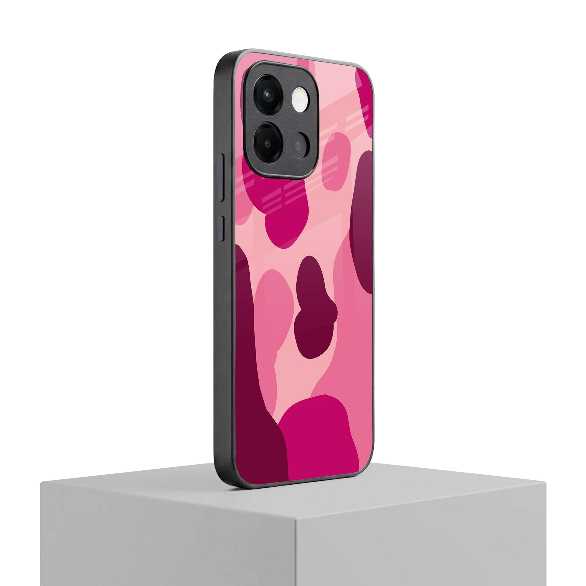 Pink Carousel oneplus 13s mobile cover | shockproof glass phone case