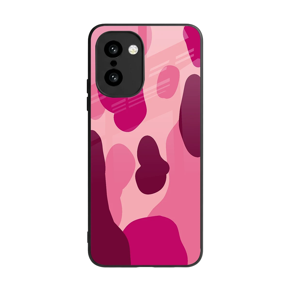 Pink Carousel back phone cover | glass case for oneplus 15r