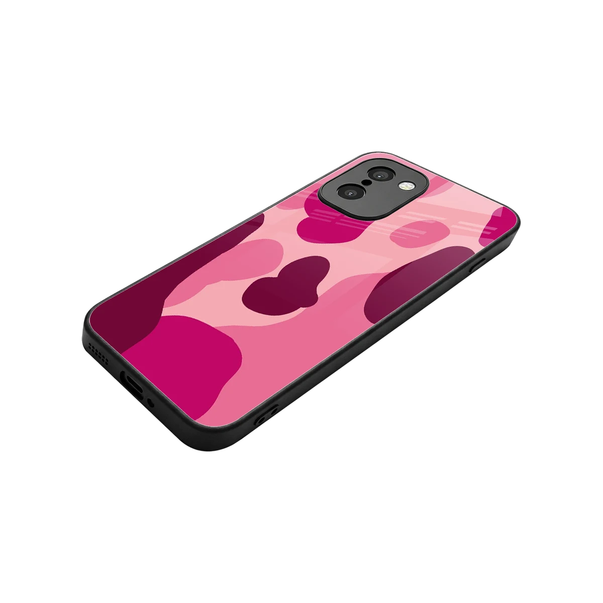 Pink Carousel stylish phone case for oneplus 15r | glossy glass and slim fit