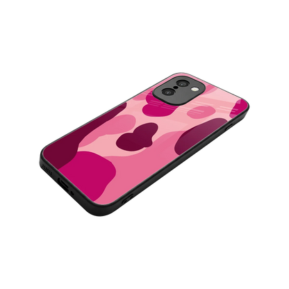 Pink Carousel stylish phone case for oneplus 15r | glossy glass and slim fit