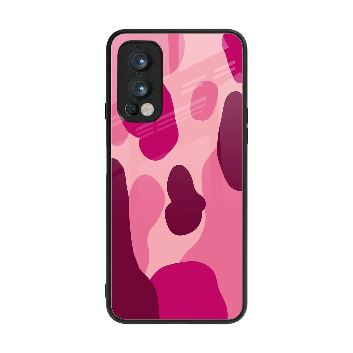 Pink Carousel back phone cover | glass case for oneplus nord 2