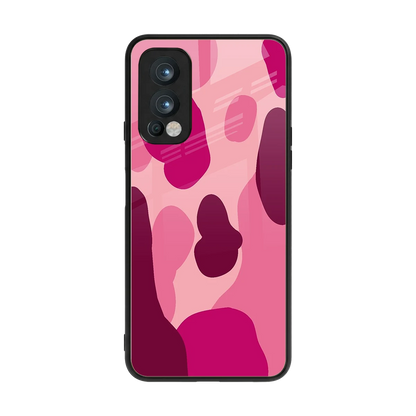 Pink Carousel back phone cover | glass case for oneplus nord 2