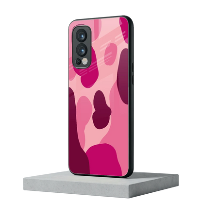 Pink Carousel oneplus nord 2 mobile cover | shockproof glass phone case
