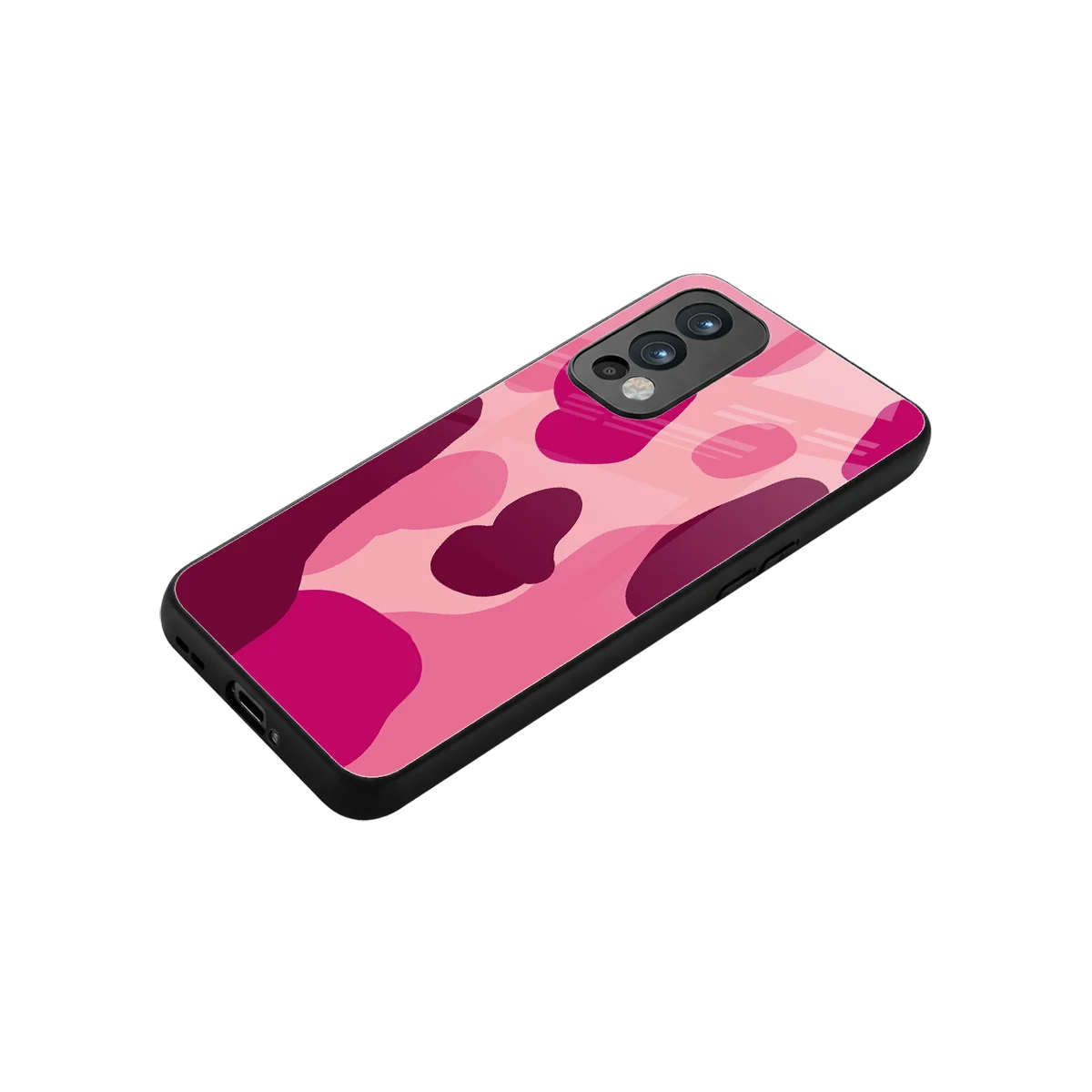 Pink Carousel stylish phone case for oneplus nord 2 | glossy glass and slim fit