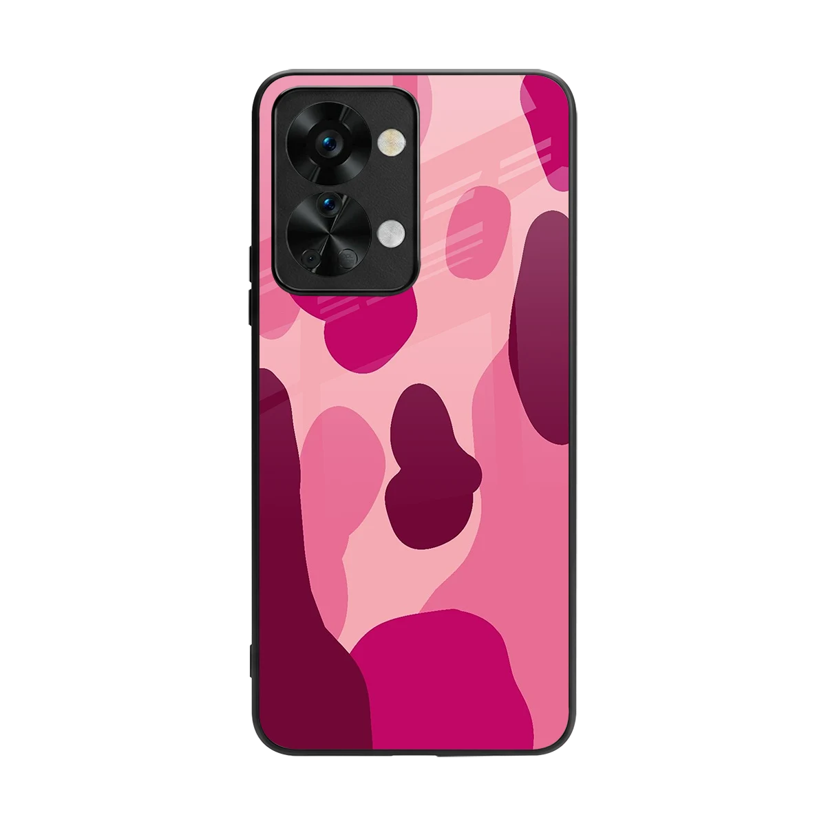 Pink Carousel back phone cover | glass case for oneplus nord 2t