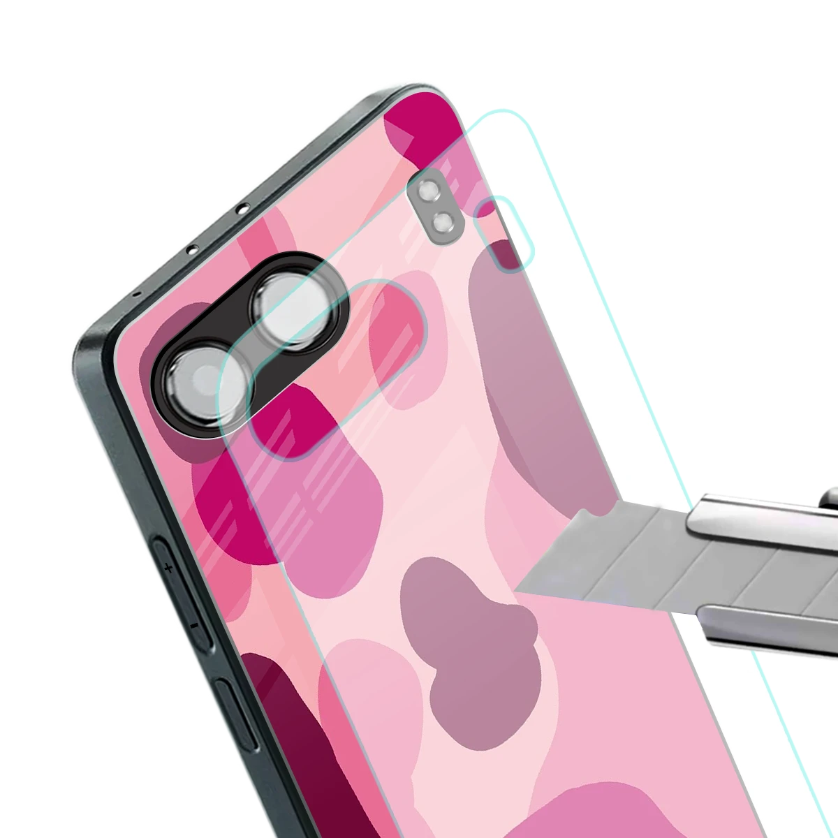 Pink Carousel stylish phone case for oneplus nord 4 | glossy glass and slim fit