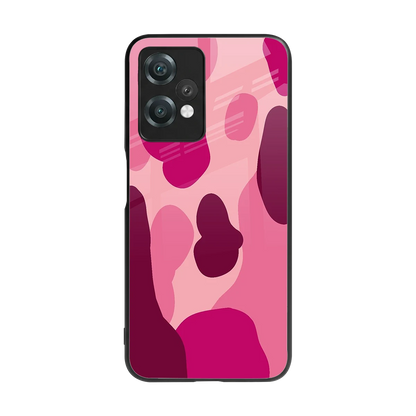 Pink Carousel back phone cover | glass case for oneplus nord ce 2 lite