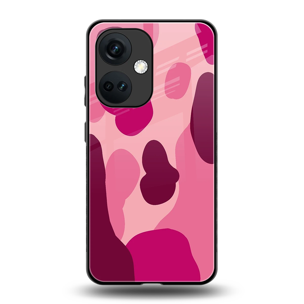 Pink Carousel back phone cover | glass case for oneplus nord ce 3