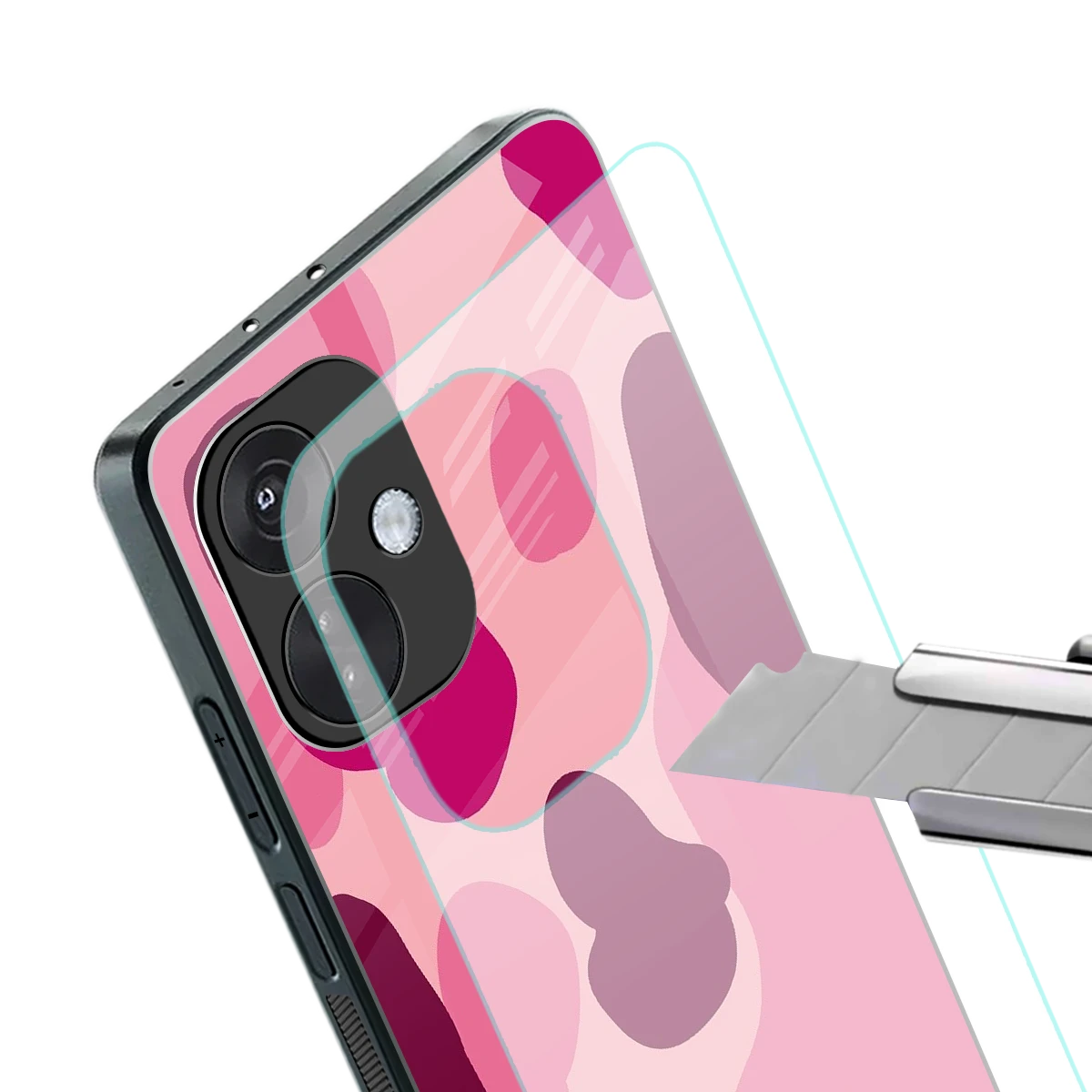 Pink Carousel stylish phone case for oneplus nord ce 3 | glossy glass and slim fit