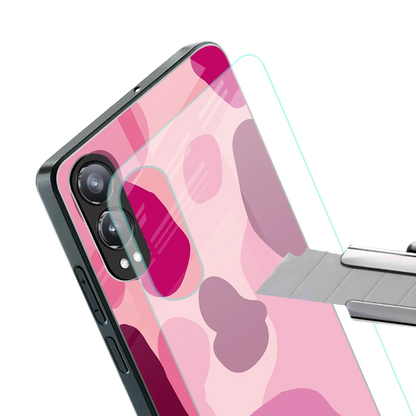 Pink Carousel stylish phone case for oneplus nord ce 4 lite | glossy glass and slim fit