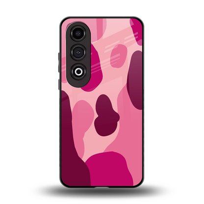 Pink Carousel back phone cover | glass case for oneplus nord ce 4