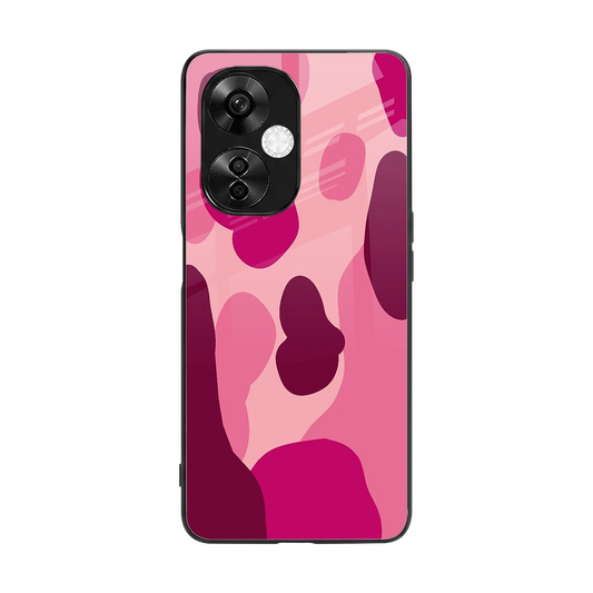 Pink Carousel back phone cover | glass case for oneplus nord ce 3 lite